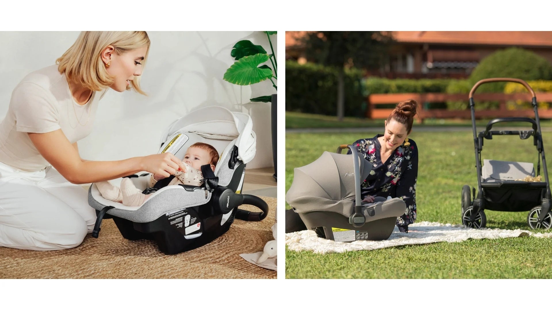 Romer Juni and Nuna PIPA RX Infant Car Seats