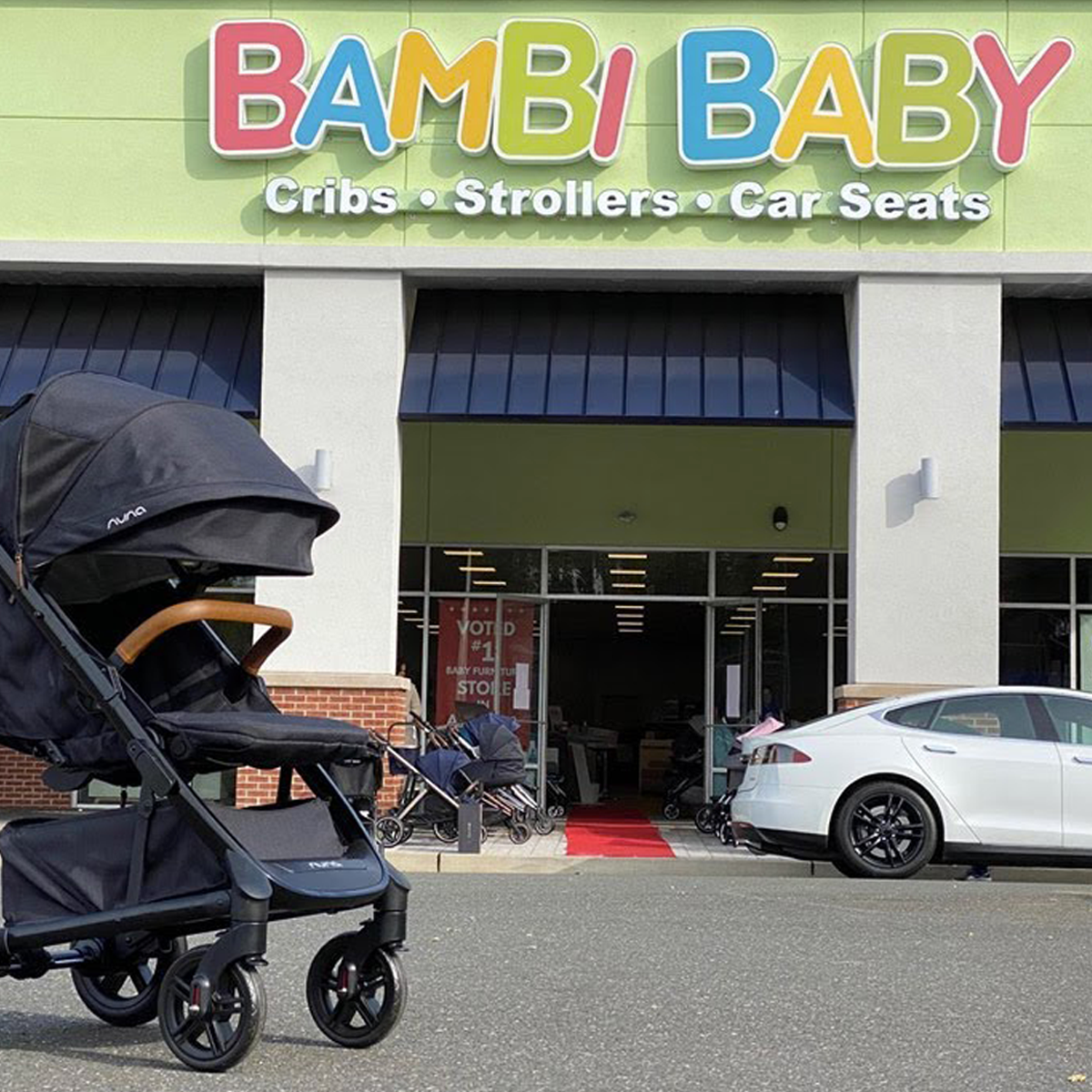 Nuna display at Bambi Baby Paramus, NJ