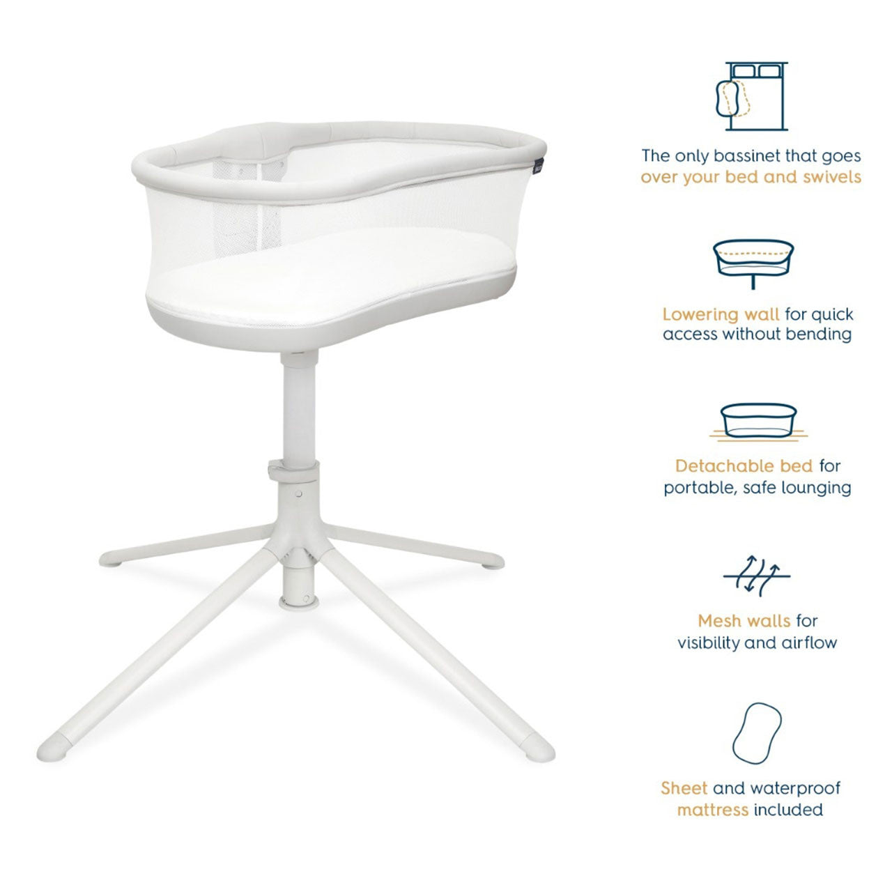 Halo Bassinest Swivel Sleeper 3.0- Bambi Baby
