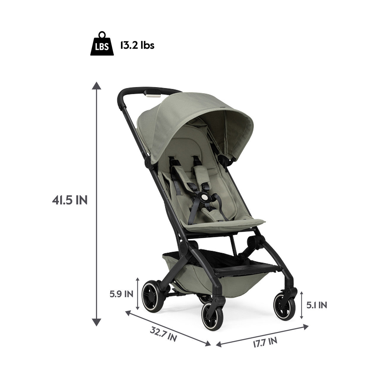 Joolz Aer+ Buggy Single Stroller- Bambi Baby