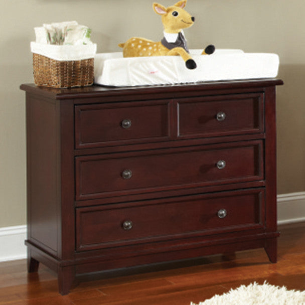 Imagio Baby Summit Park Collection 3 Drawer Dresser in Chocolate Mist Bambi Baby