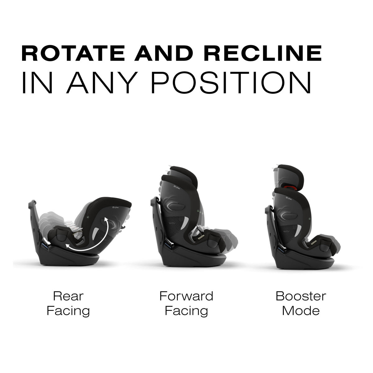 CYBEX Callisto G 360° Rotating All-in-One Convertible Car Seat- Bambi Baby