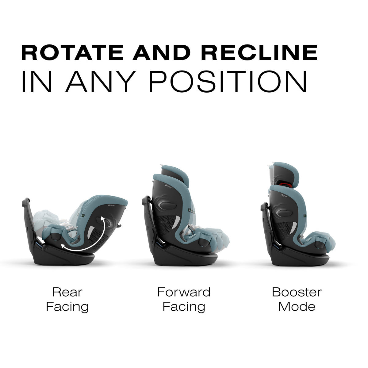 CYBEX Callisto G 360° Rotating All-in-One Convertible Car Seat- Bambi Baby
