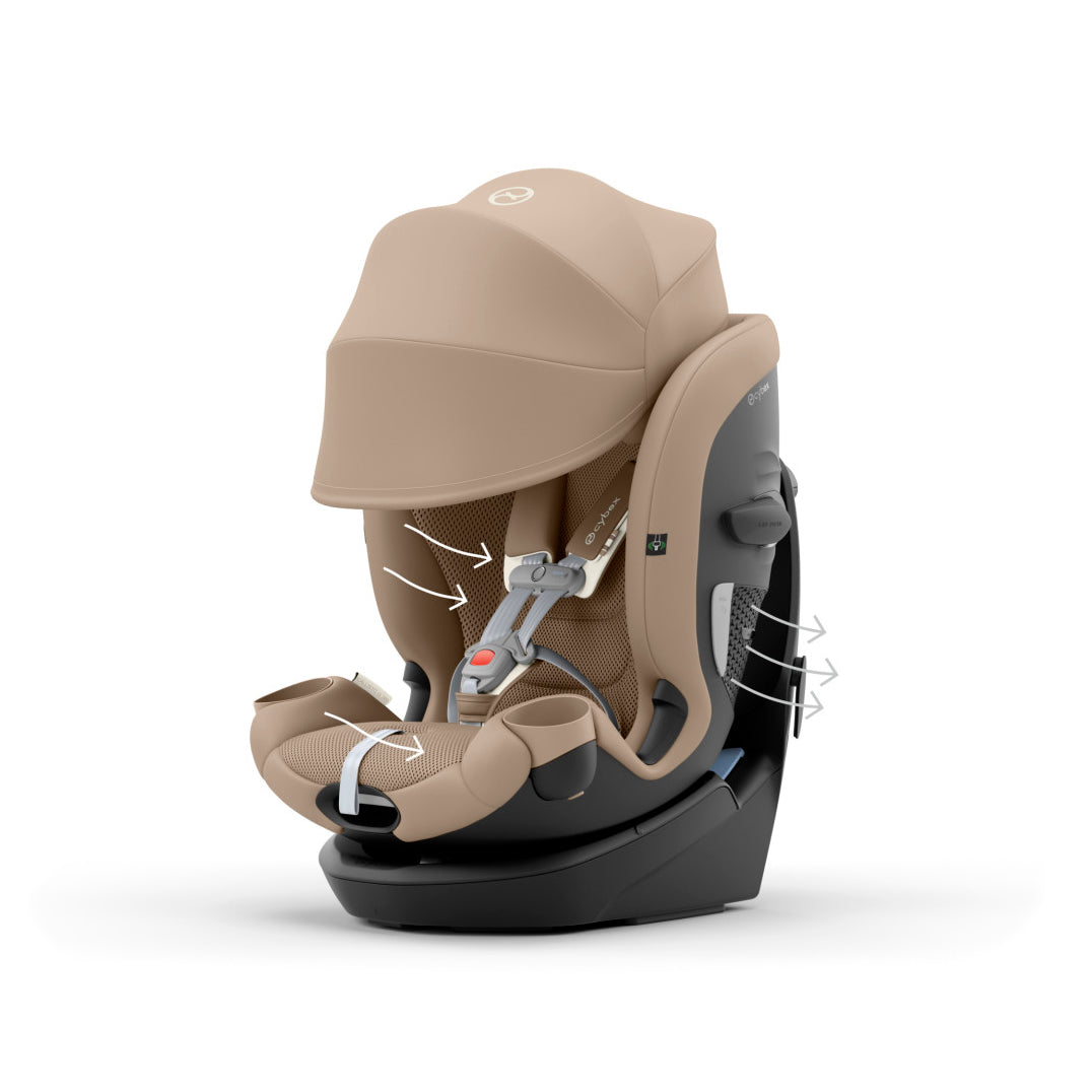 CYBEX Callisto G 360° Rotating All-in-One Convertible Car Seat- Bambi Baby