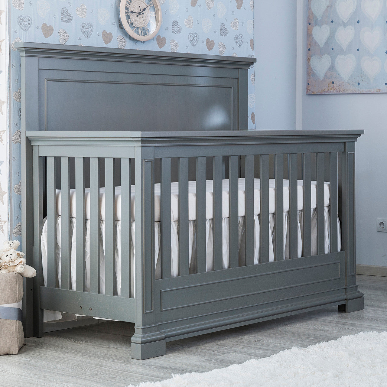Silva Jackson Convertible Crib in Flint