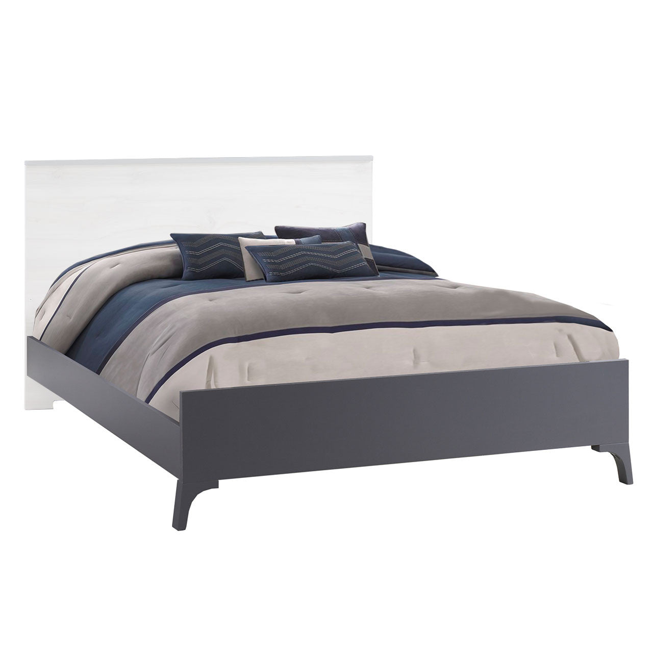Natart Metro Double Bed Conversion Rails Low Profile Footboard