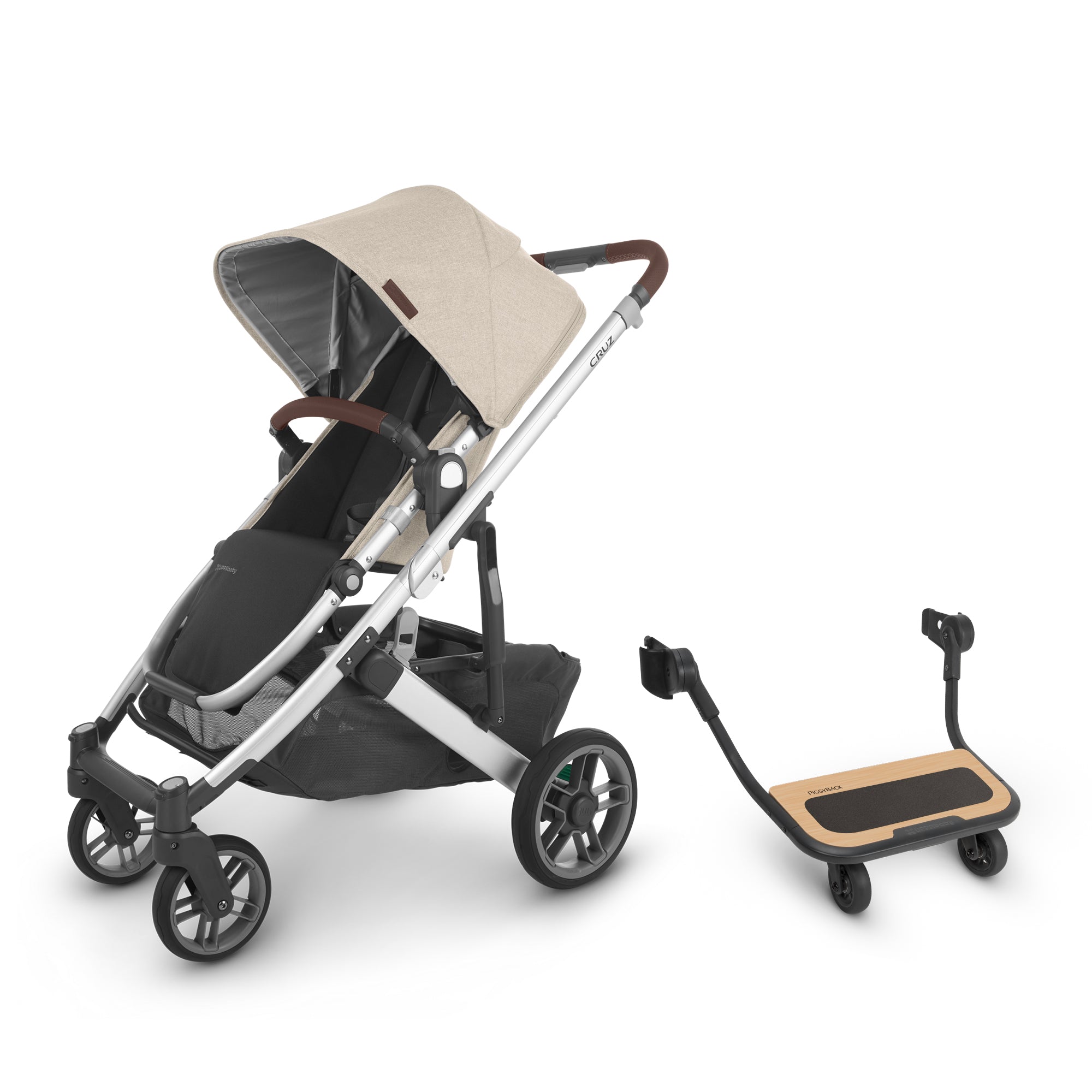 Uppababy Cruz Stroller Folded Piggyback Folding Cruz Stroller