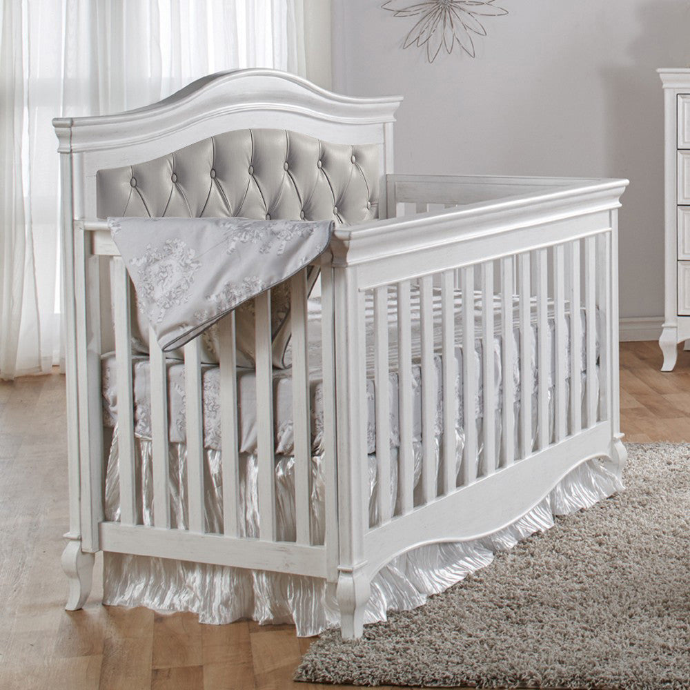 Pali Diamante Forever Crib w White Vinyl Panel
