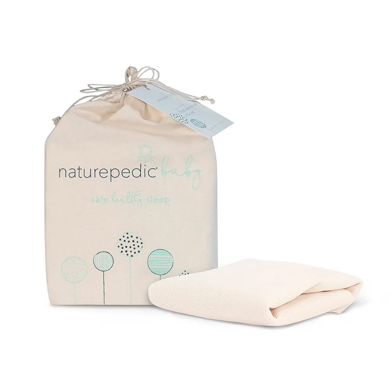 Naturepedic Breathable Mini Crib Mattress Cover Natural – Bambi Baby