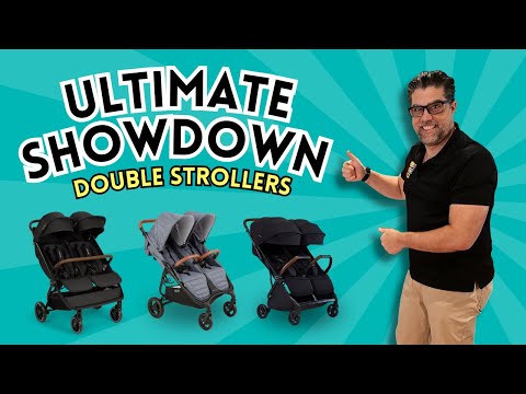 Silver Cross Jet Double Stroller - Black - Bambi Baby