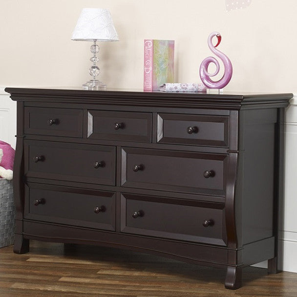 Cómoda doble Sorelle Montgomery en color espresso – Bambi Baby