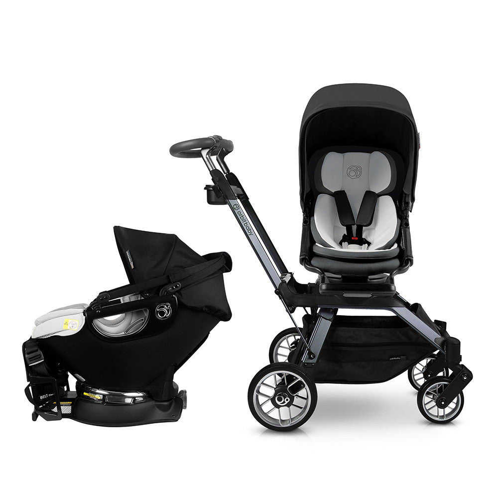 Orbit Baby Stroll Ride Travel System Black Titanium