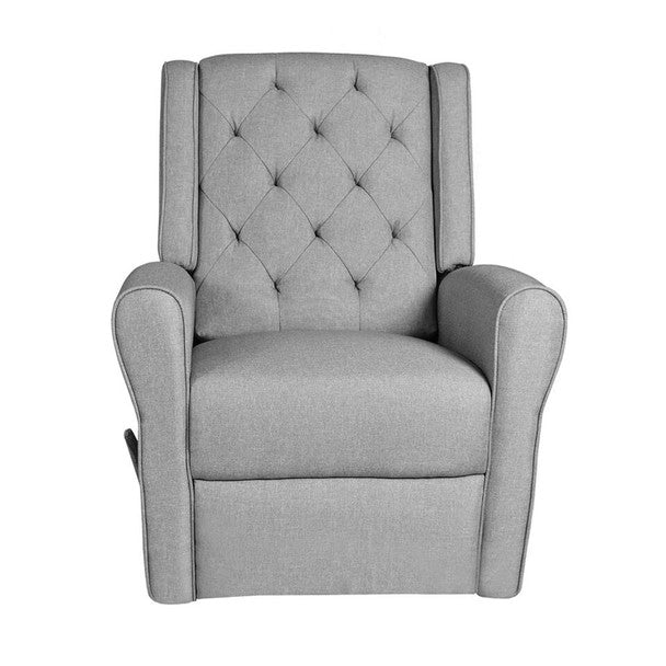 Kidiway Tufted Glider in Light Grey – Bambi Baby