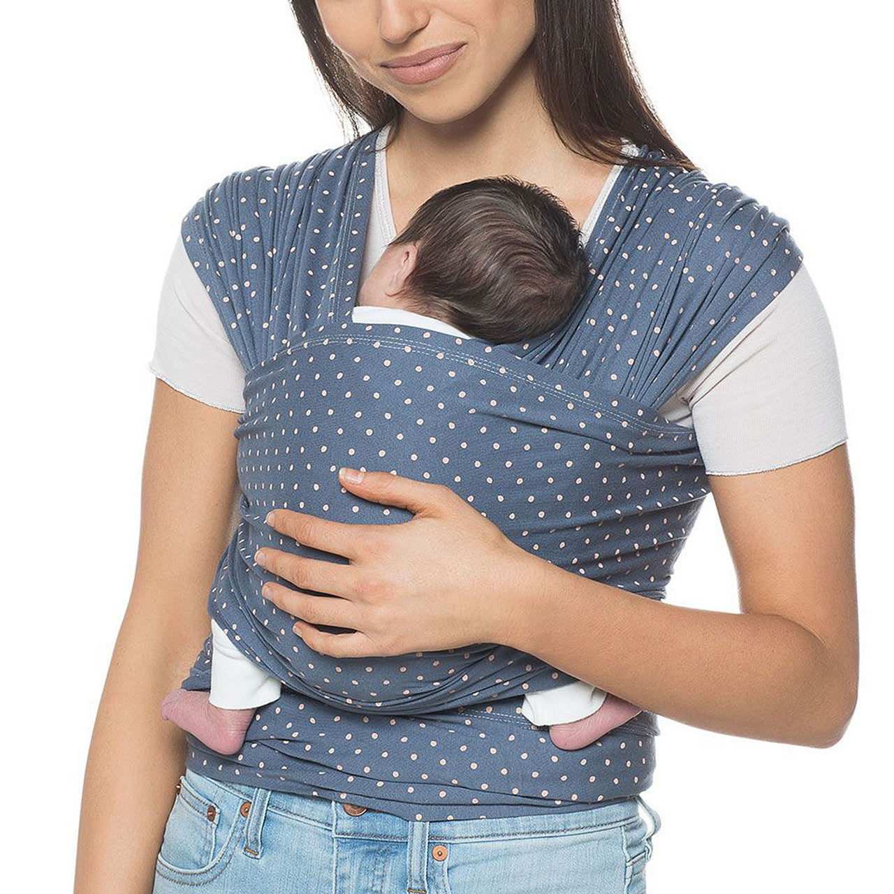 ErgoBaby Aura Baby Wrap in Coral Dots Bambi Baby