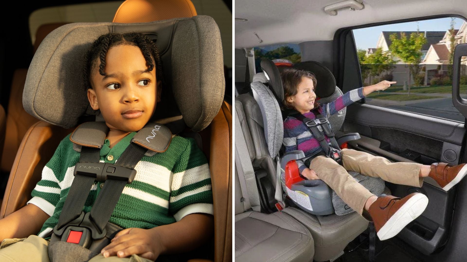 Nuna LUMN vs. Britax Grow With You ClickTight | Harness to Booster Car Seat Comparison