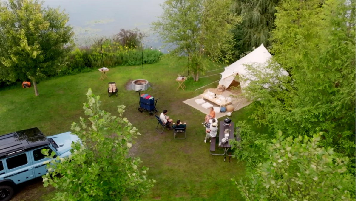 Family Camp Ground with Veer Hauler