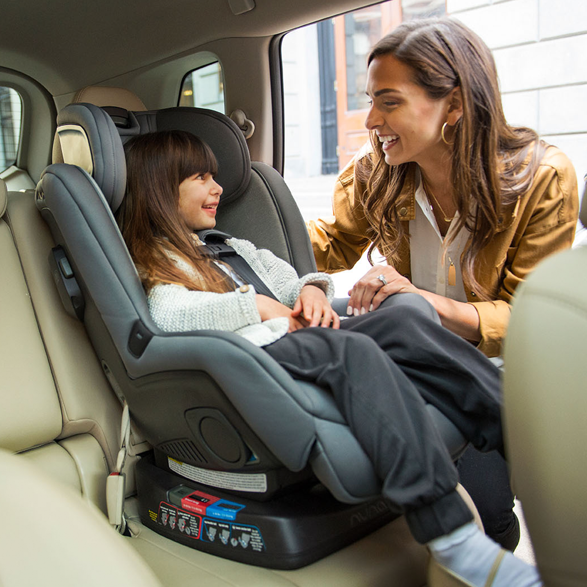 Instagram: Mercedes Benz Sprinter + Car Seat Installation