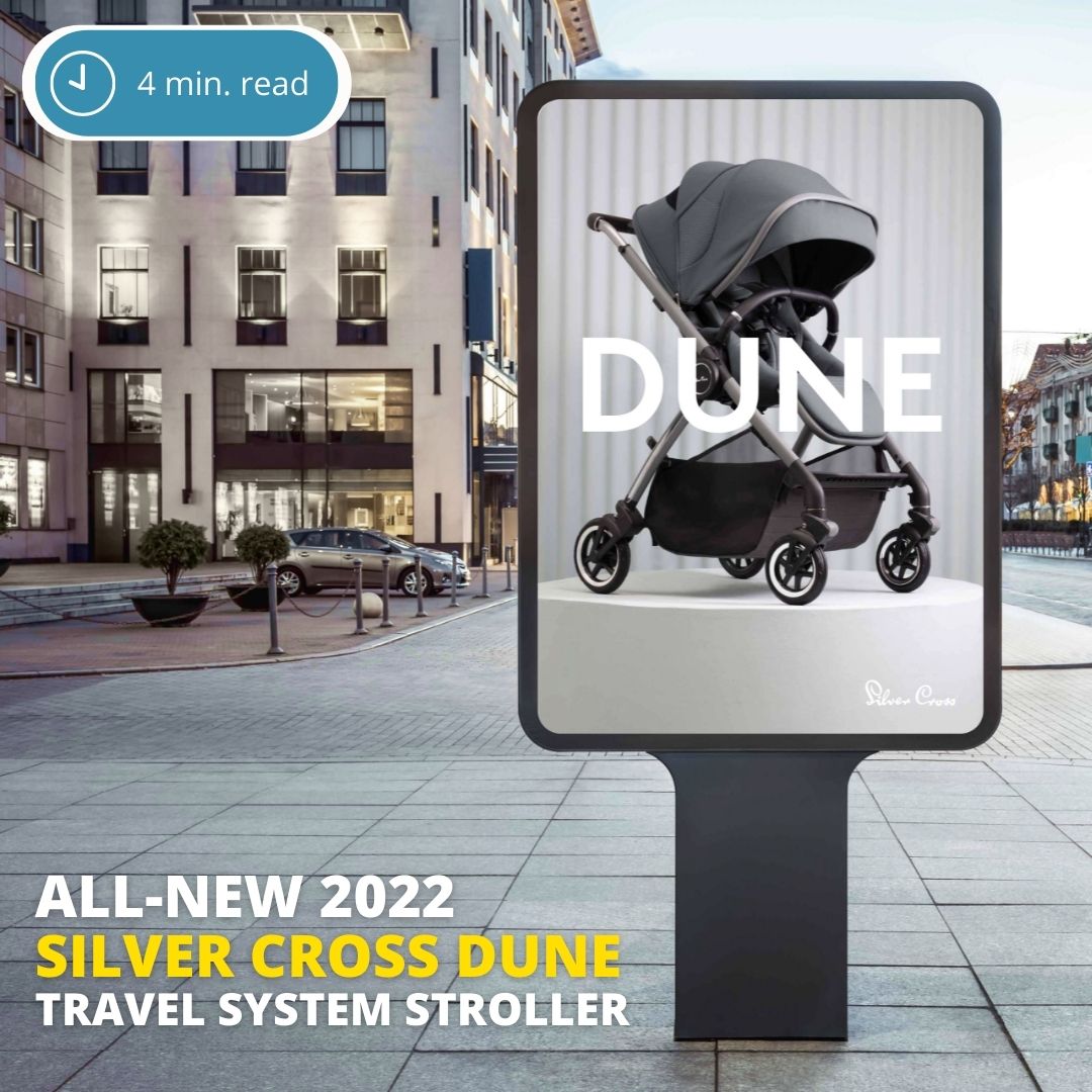 ALL NEW 2022: Silver Cross Dune Stroller Travel System