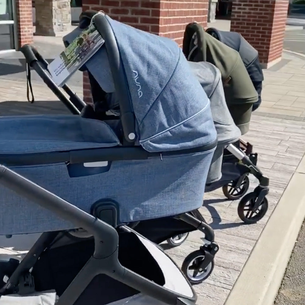 Instagram: Strollers with Bassinets on display