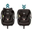 PEG Primo Viaggio Lounge on Wheels in True Black - Bambi Baby