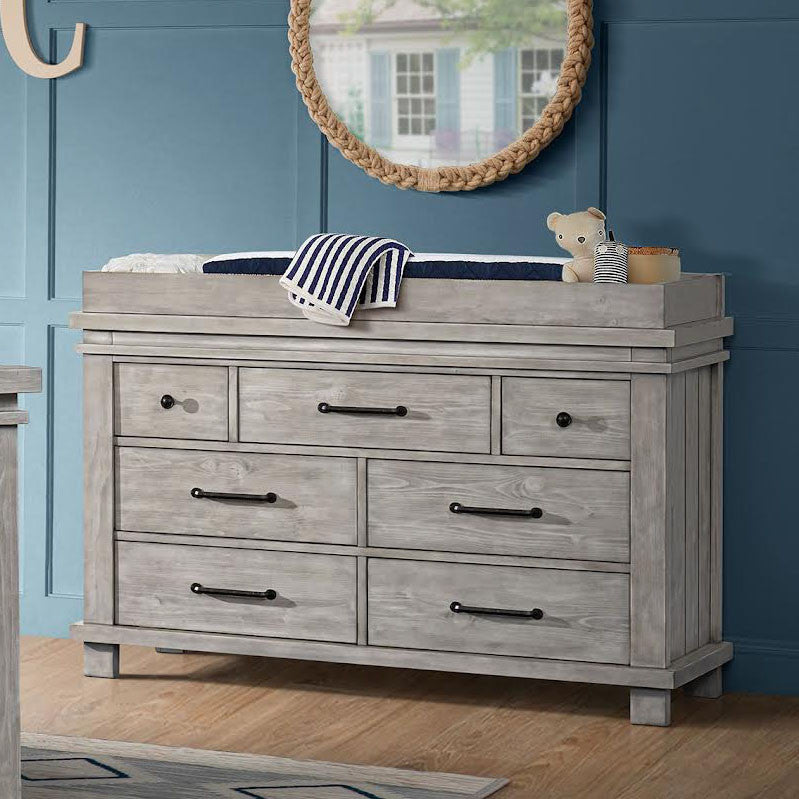 Hampton 7 Drawer Dresser Soho Baby Color: Stone Wash Hampton 7 Drawer Dresser Soho Baby Color: Stone Wash