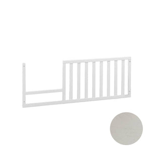 White Wood Natart Toddler Gate - Front Detail | Bambi Baby