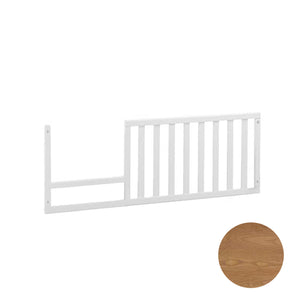 White Wood Natart Toddler Gate - Side Profile | Bambi Baby