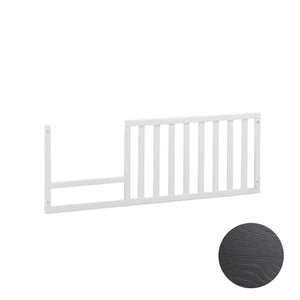 White Wood Natart Toddler Gate - Side View | Bambi Baby