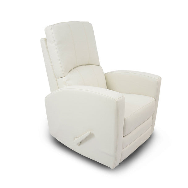 Kidiway Habana Bonded Leather Chair in White- Bambi Baby