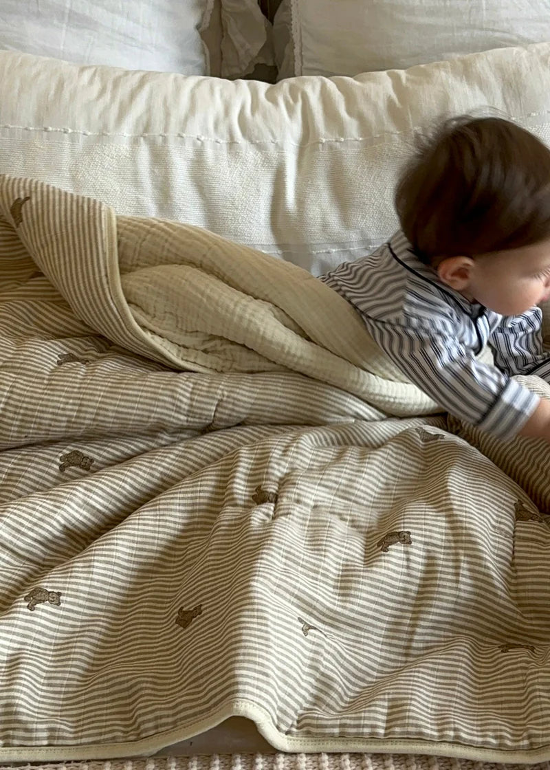 Oilo Muslin Quilt Set- Bambi Baby