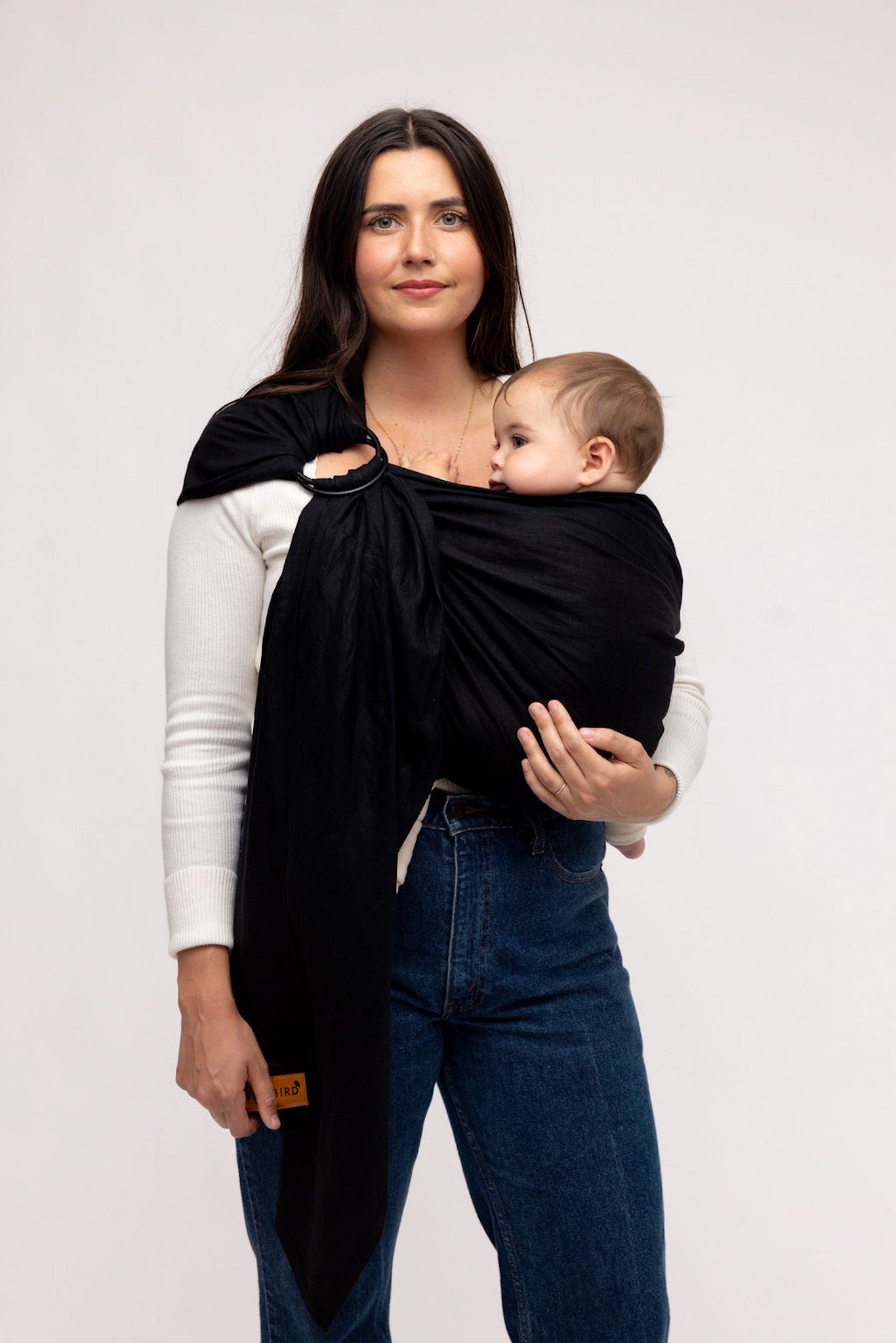 WildBird Linen Sling - Raven- Bambi Baby