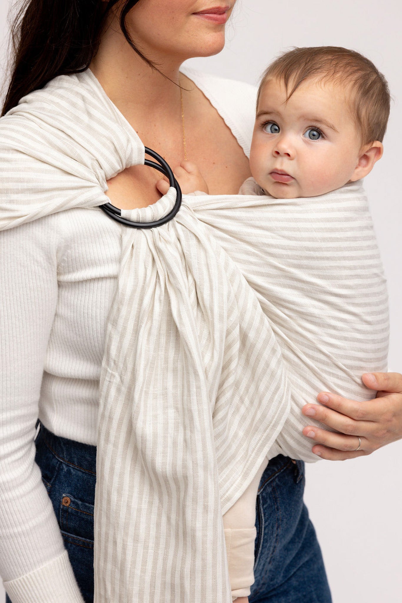 WildBird Linen Sling - Swan- Bambi Baby