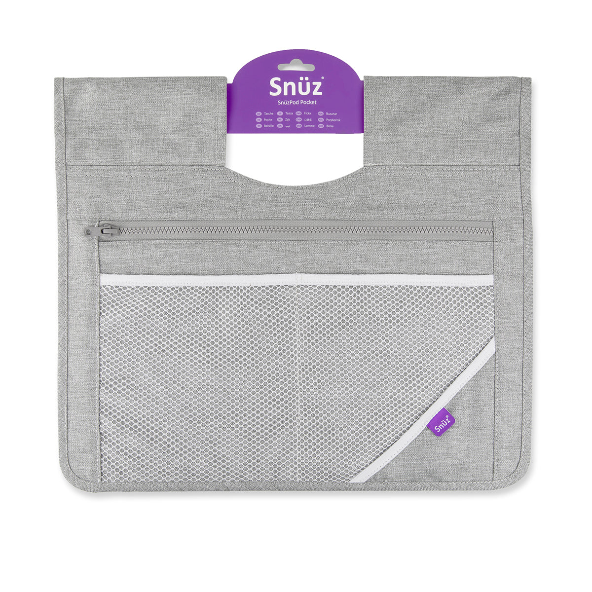 Snuz SnuzPod Pocket – Grey- Bambi Baby