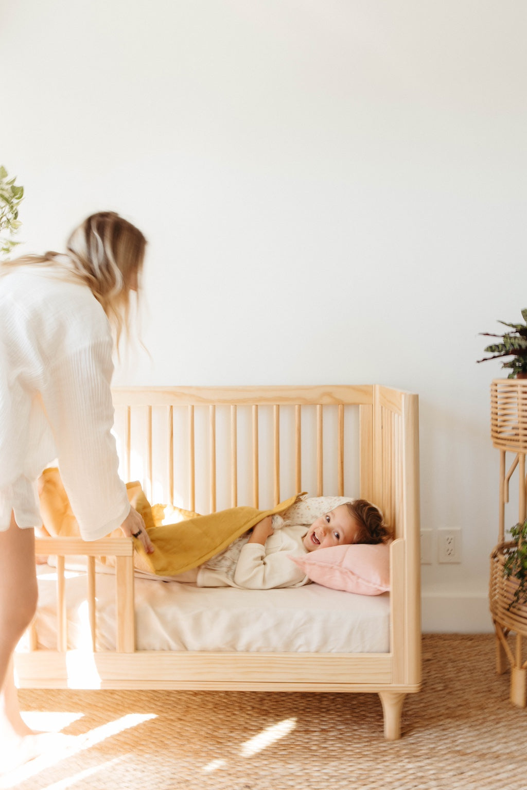 WildBird Linen Quilted Blanket - Loxia and Noddy- Bambi Baby