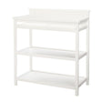 Cambiador Westwood Emery con estantes y almohadilla en blanco - Bambi Baby