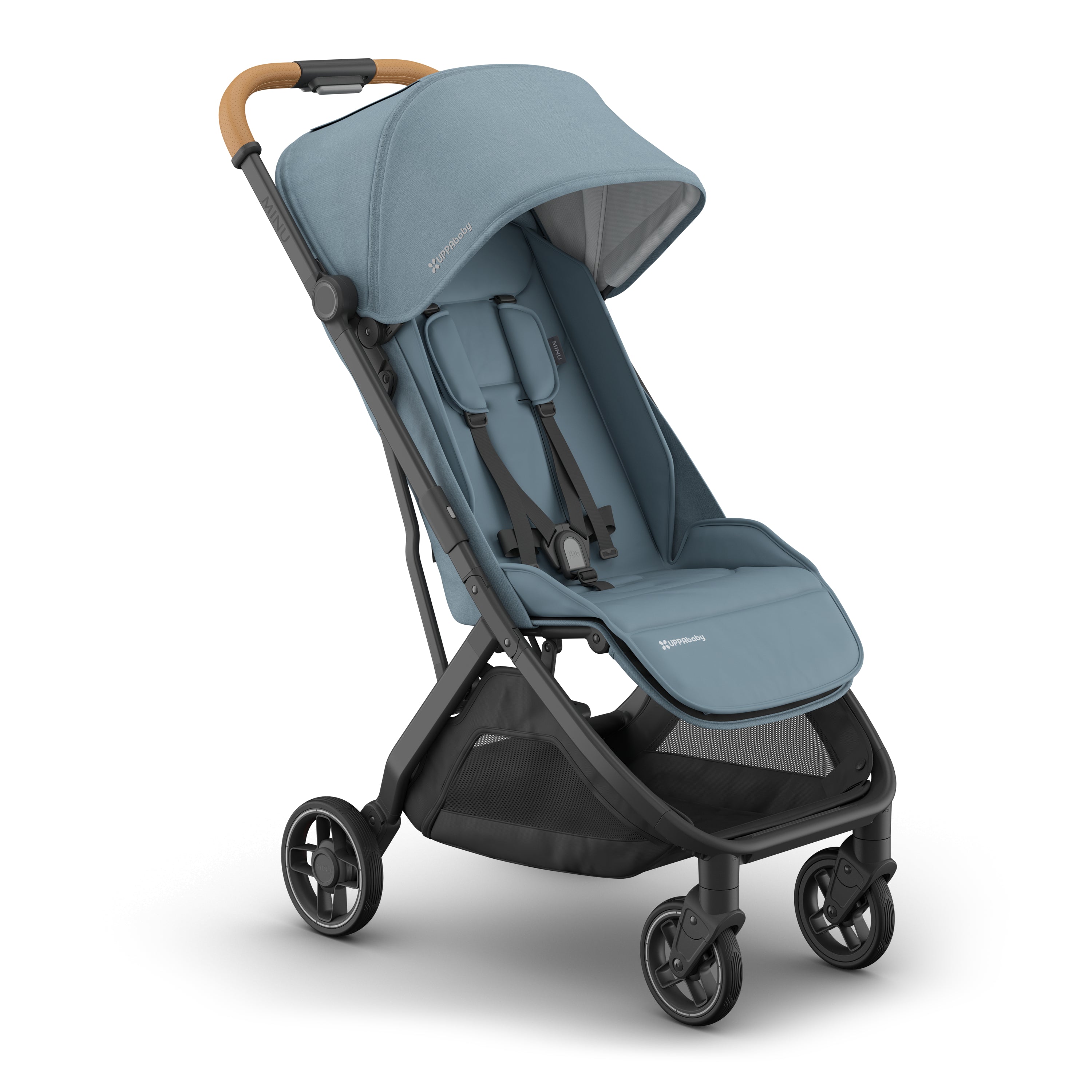 uppababy minu skateboard UPPAbaby Minu V3 Stroller Dillan (Stone Blue)