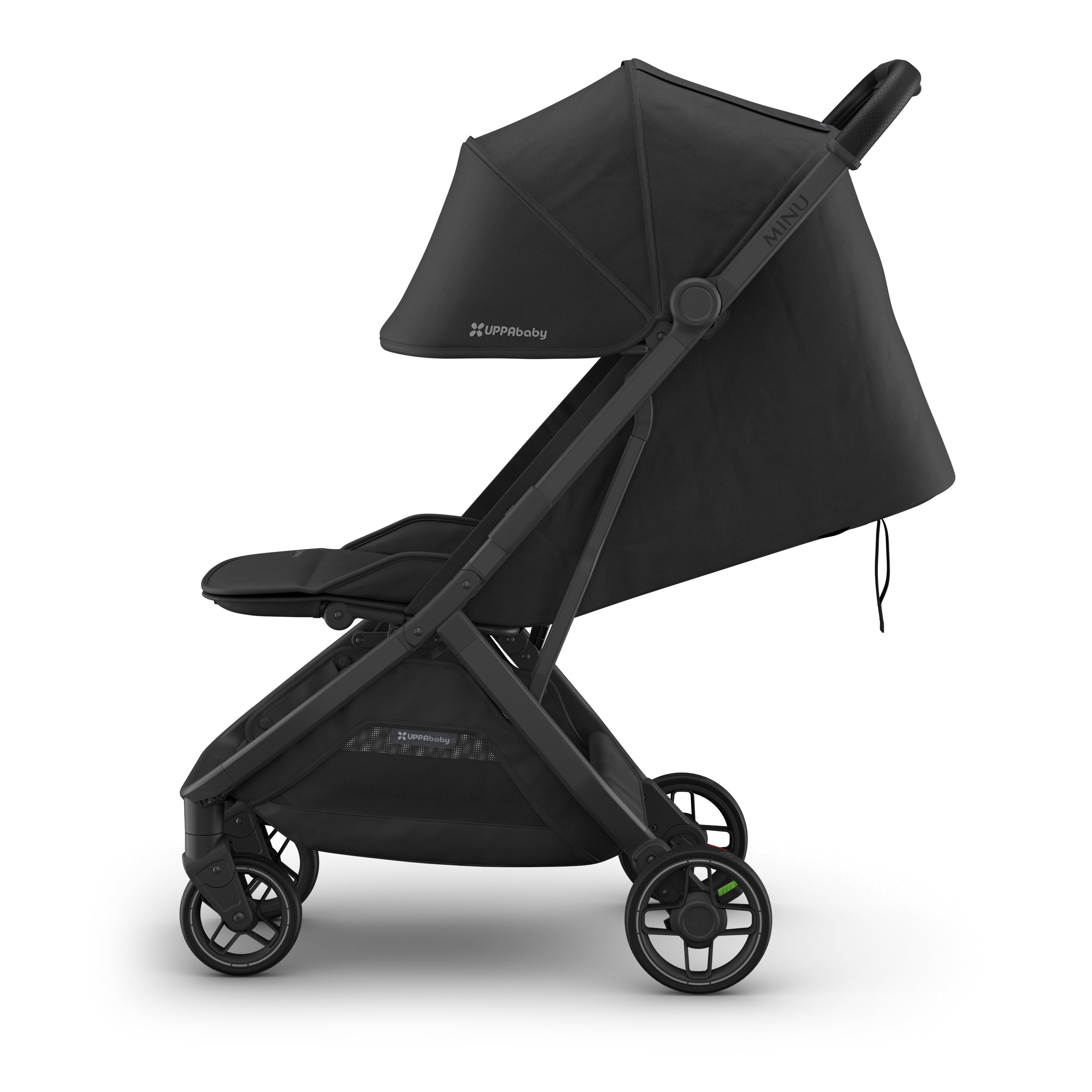 mini travel stroller UPPAbaby Minu V3 Stroller Jake (Charcoal Black)