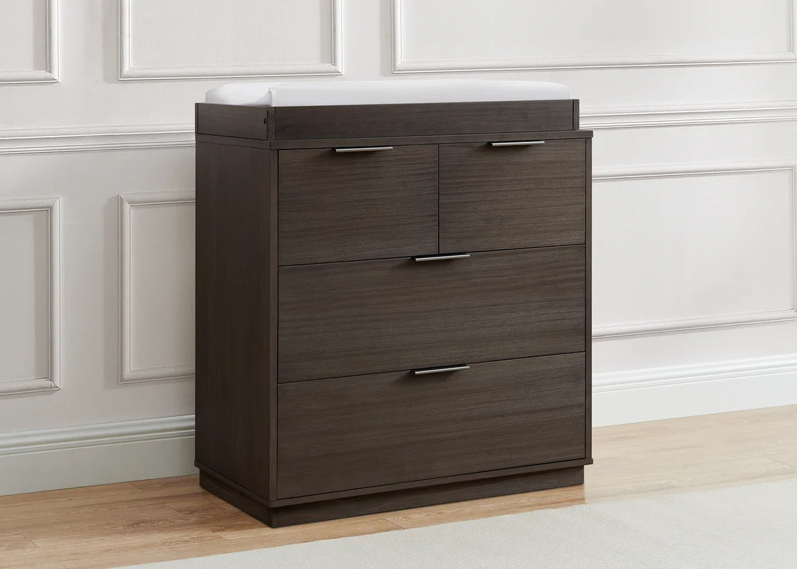 Delta Children Forever 4 Drawer Dresser with Changing Top- Bambi Baby