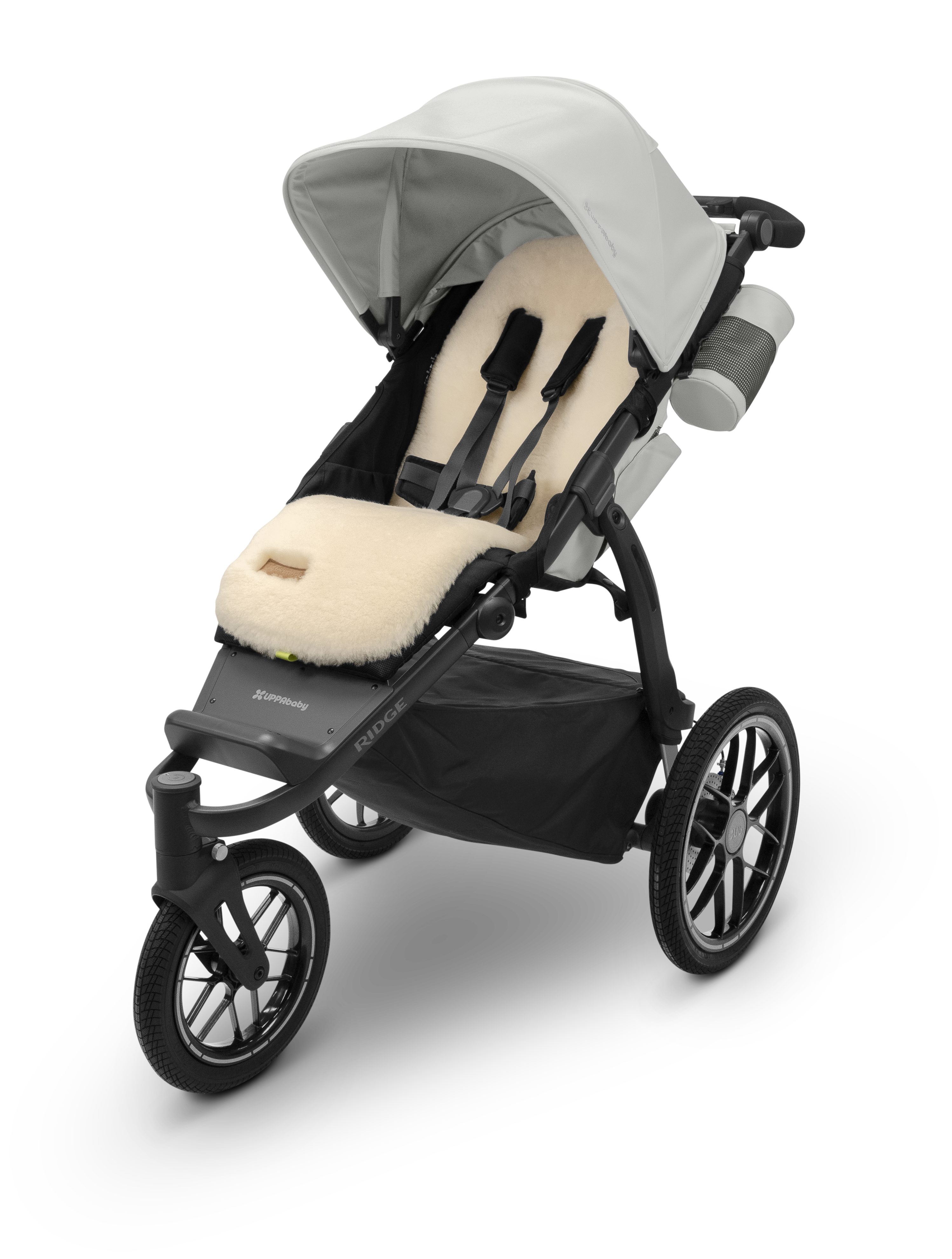 UPPAbaby Seat Liner Luxe - Natural - Shearling Wool- Bambi Baby