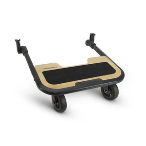 Natural Wood UPPAbaby PiggyBack Rider Board - Side View | Bambi Baby