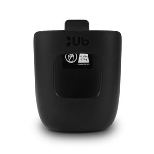 Black UPPAbaby Cup Holder for Rove Car Seat - Front View | Bambi Baby