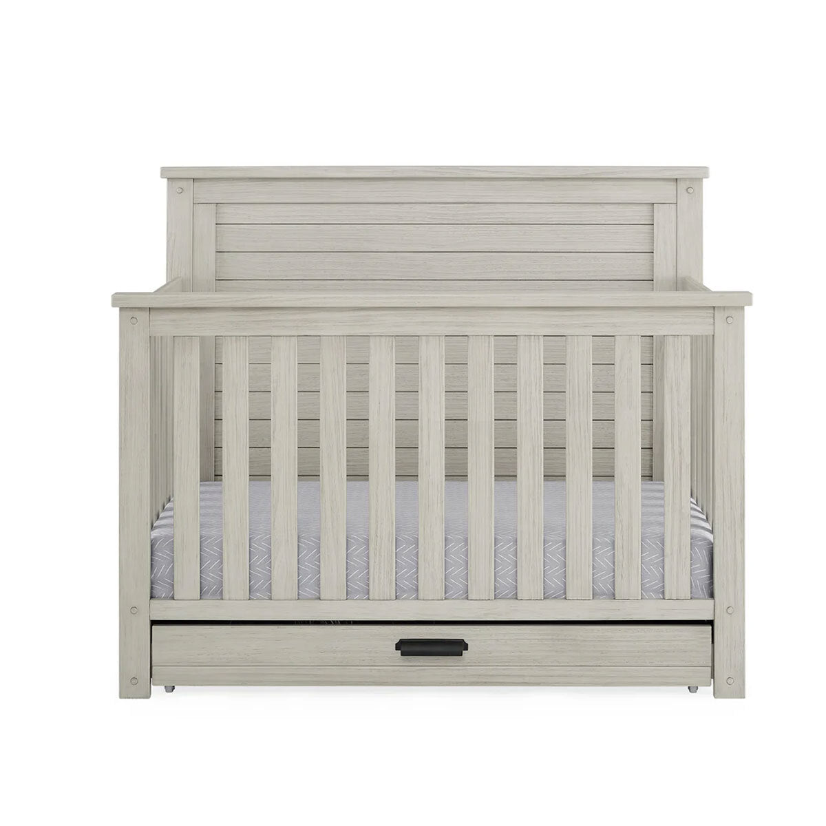 Delta Children Simmons Kids Caden 6-In-1 Convertible Crib With Trundle Drawer- Bambi Baby