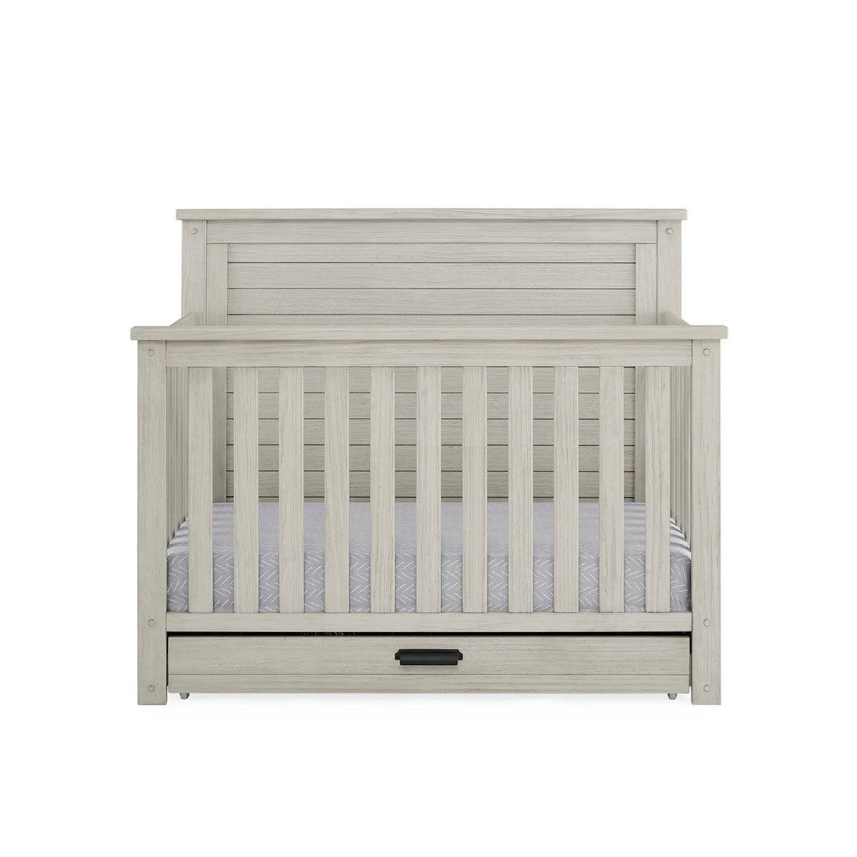 Delta Children Simmons Kids Caden 6-In-1 Convertible Crib With Trundle Drawer- Bambi Baby