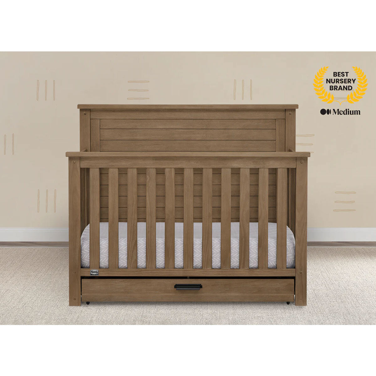 is delta children a good brand Caden 6-in-1 Convertible Crib with Trundle Drawer