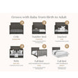 Delta Children Simmons Kids Caden 6-In-1 Convertible Crib With Trundle Drawer - Bambi Baby