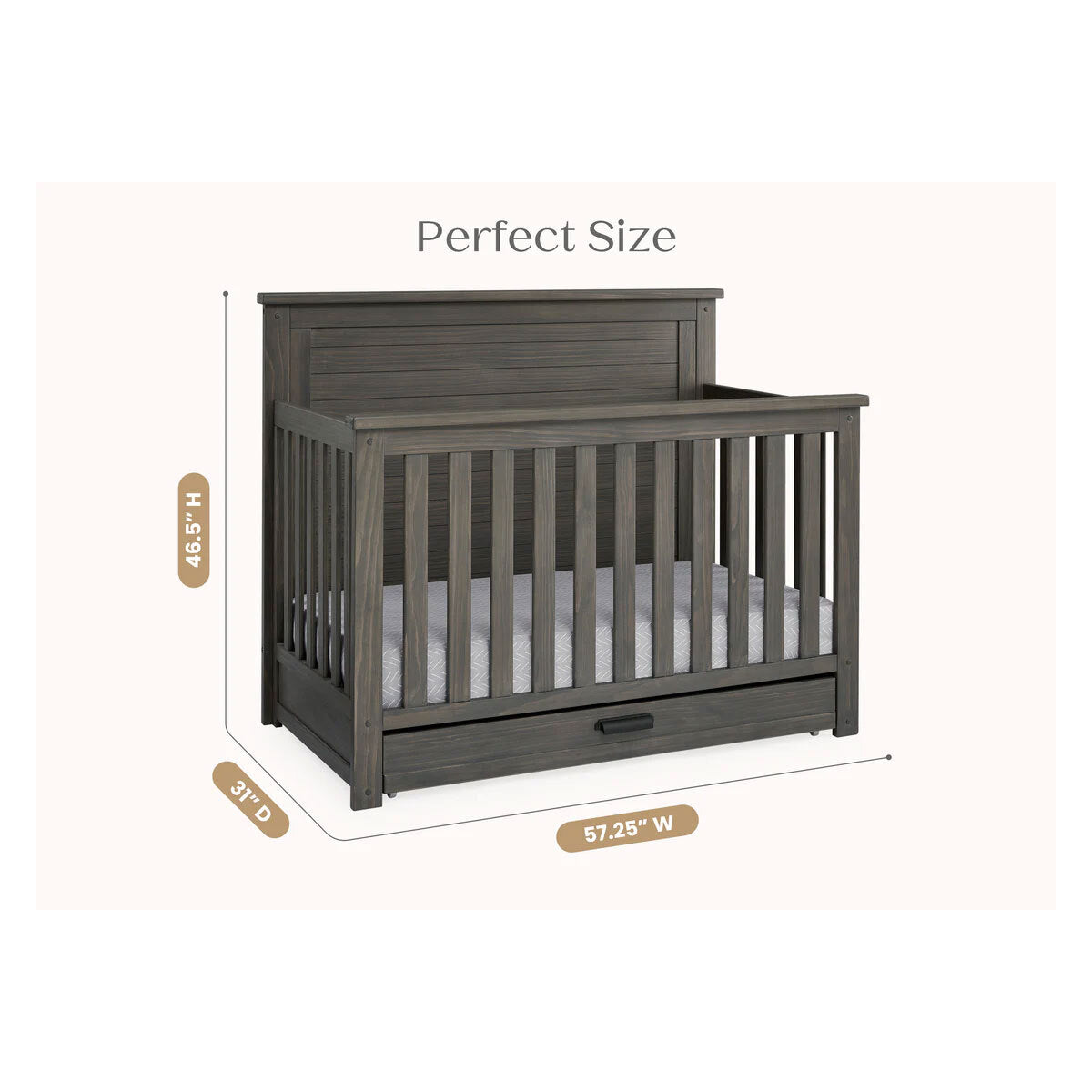 summer infant brayden convertible crib Caden 6-in-1 Convertible Crib with Trundle Drawer