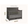 Delta Children Simmons Kids Caden 6-In-1 Convertible Crib With Trundle Drawer - Bambi Baby