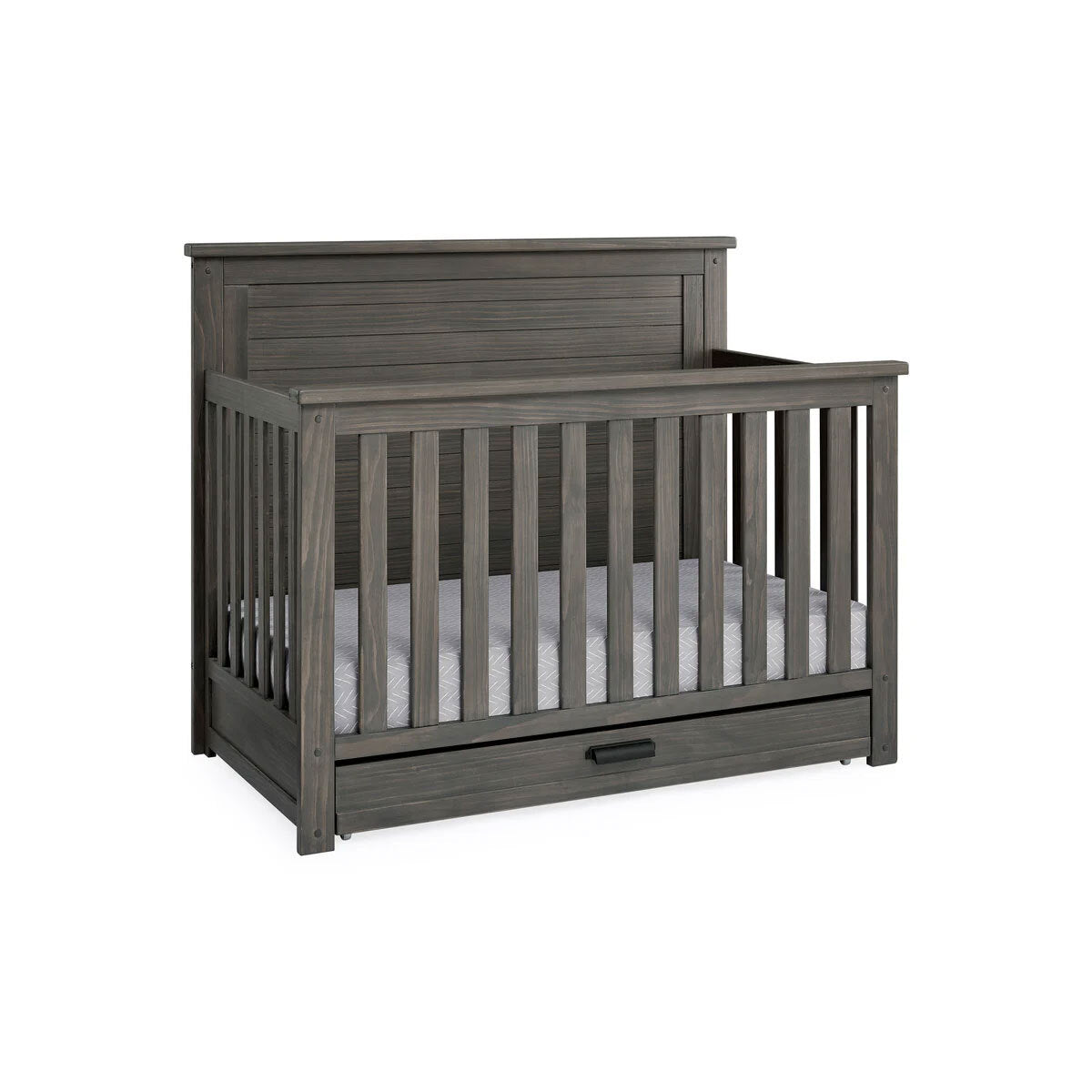 Delta Children Simmons Kids Caden 6-In-1 Convertible Crib With Trundle Drawer