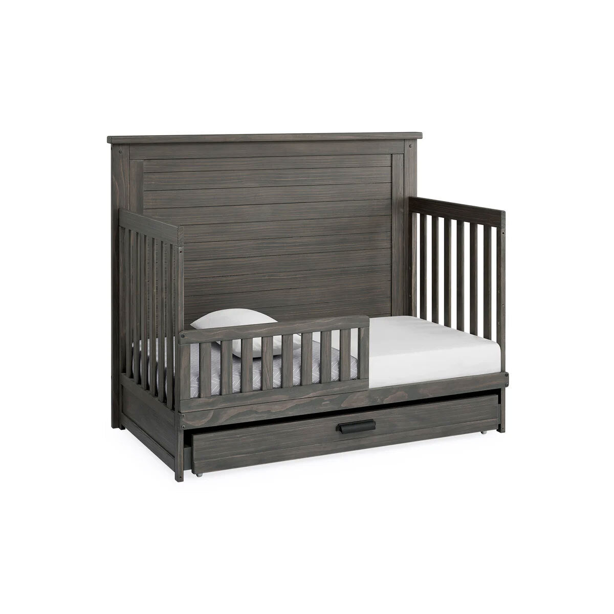 Delta Children Simmons Kids Caden 6-In-1 Convertible Crib With Trundle Drawer- Bambi Baby