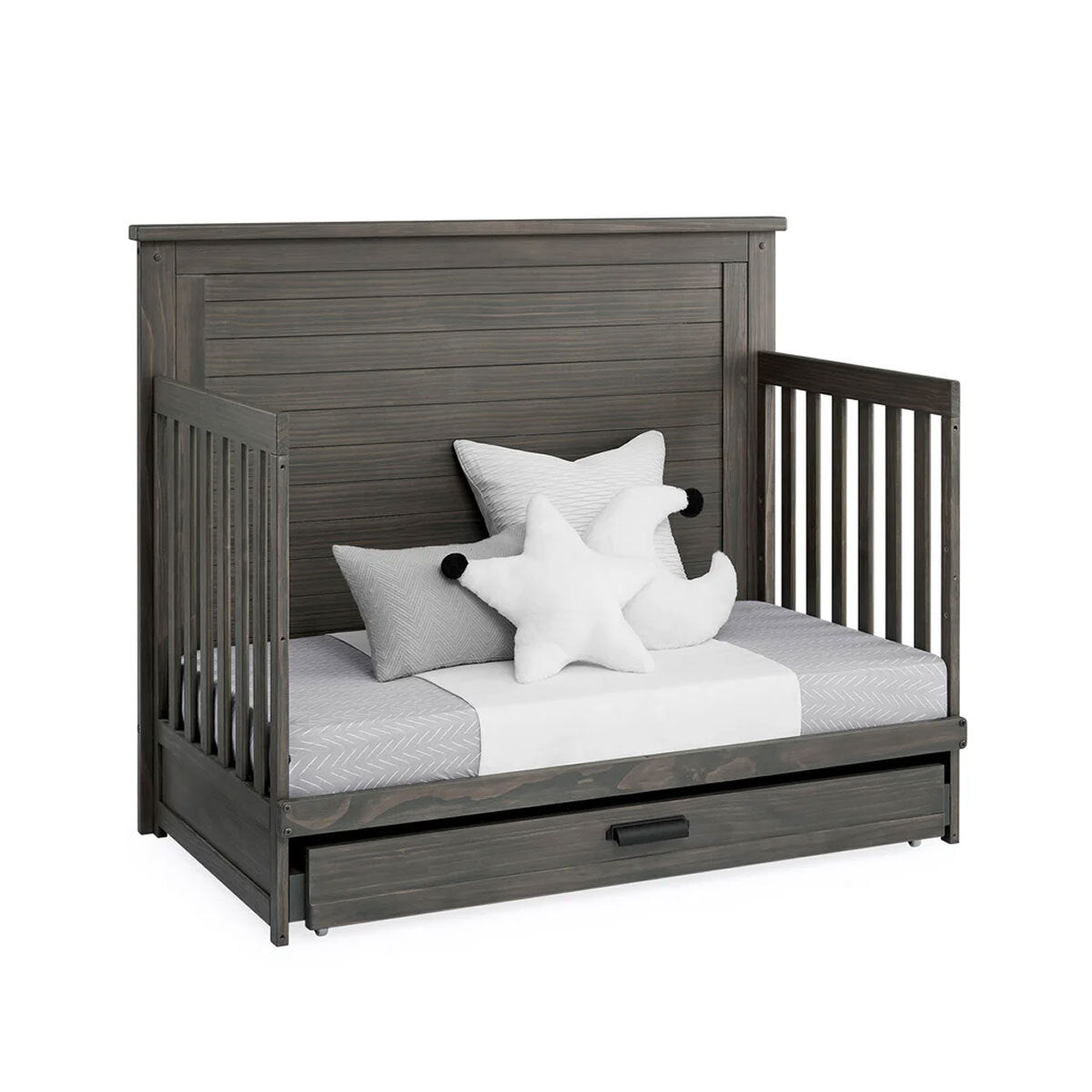 Delta Children Simmons Kids Caden 6-In-1 Convertible Crib With Trundle Drawer- Bambi Baby